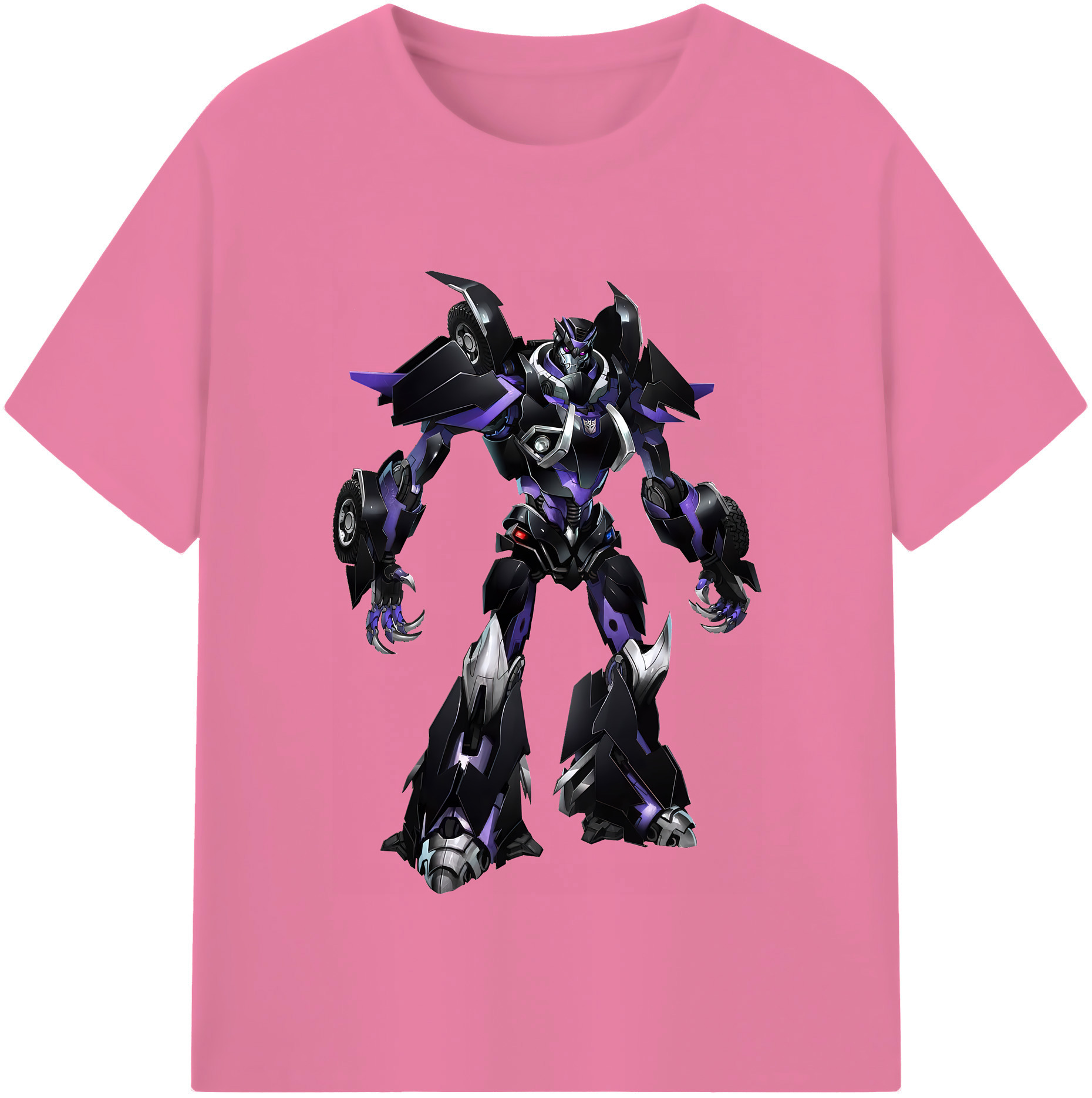 （画像用） Transformers トランスフォーマー 綿100％半袖Tシャツ（フロントプリント）